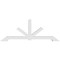 Ekena Millwork Vanguard Architectural Grade PVC Gable Bracket, 84"W x 31 1/2"H x 4"D x 4"F, 9/12 Pitch GBP084X32X0404VAN00 - alternate 4